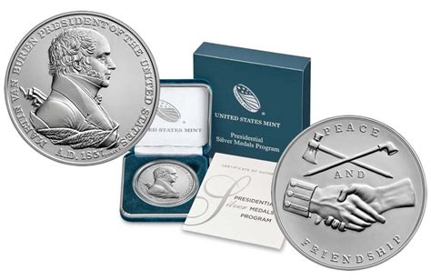 Martin Van Buren Presidential Silver Medal Released | CoinNews