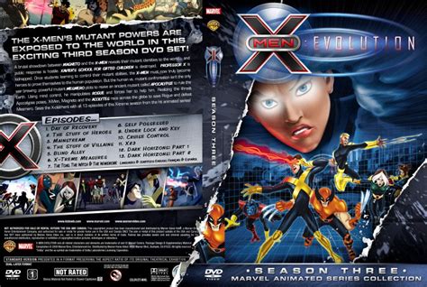 Marvel Animated X-Men Evolution Season 3 - TV DVD Custom Covers - Marvel Animated X-Men ...