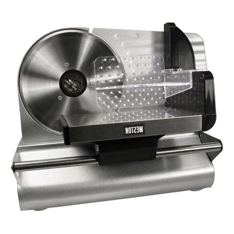 Weston 7.5-Inch Stainless Steel Food Slicer