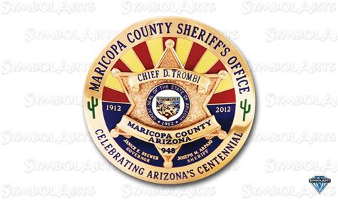 Maricopa County Sheriff Badge 6 Star Circle Badge | 6 Star Circle Badges | Pinterest | Products ...