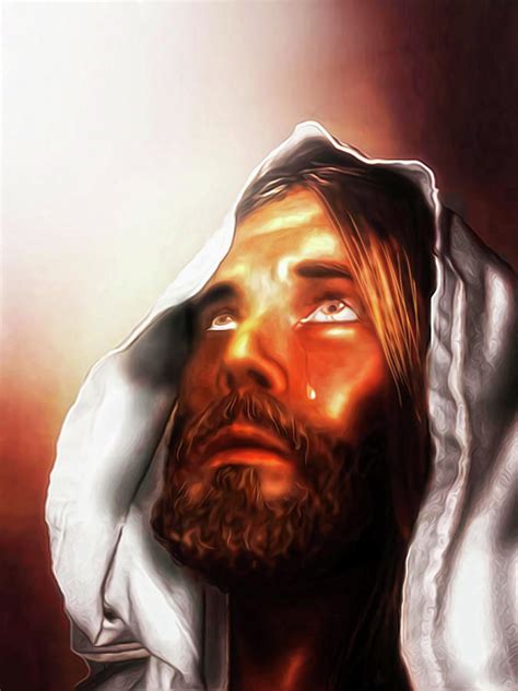 Jesus Wept Digital Art by Jesus Daily