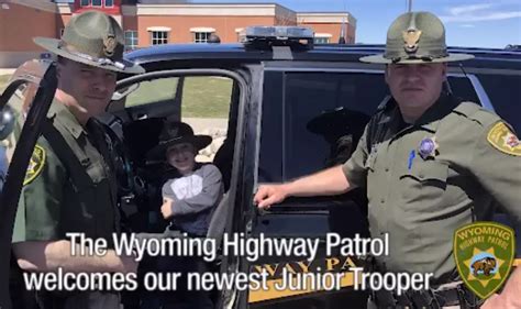 Wyoming Highway Patrol Welcomes Newest Junior Trooper [VIDEO]