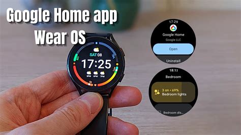 Google Home app on Wear OS 3 - YouTube