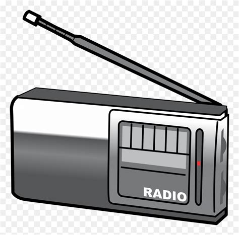 Png Radio Black And White Transparent Radio Black And White - Radio Clipart Black And White ...