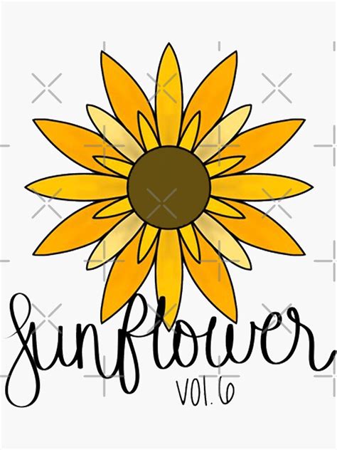 "Sunflower Harry Styles" Sticker by Hilaarya | Redbubble