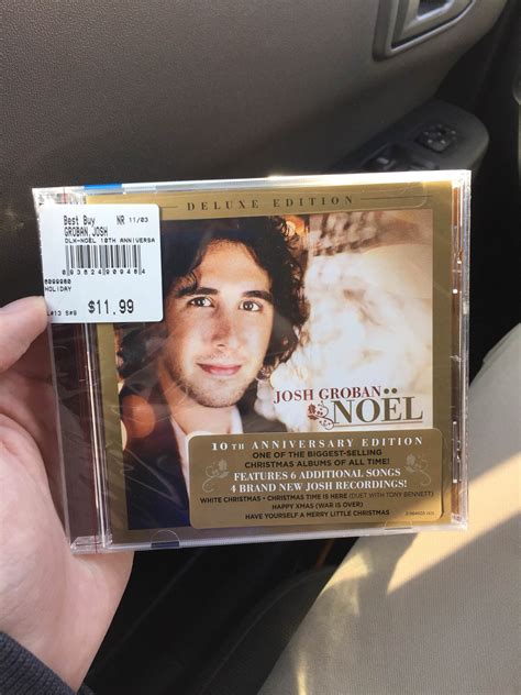 Picked up the new Josh Groban “Noel” deluxe album (re-released) at Best Buy for $5. It’s priced ...