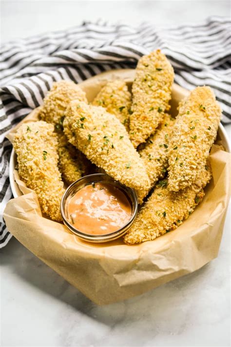 Panko Baked Chicken Tenders - Joyous Apron