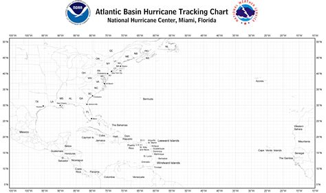 Atlantic Hurricane Season Tracking Chart 2017 - Track The Tropics ...