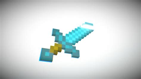 Minecraft Diamond Sword - Download Free 3D model by Urdons [99c0c34] - Sketchfab