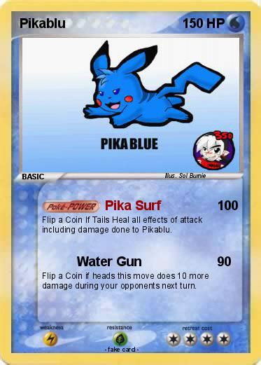 Pokémon Pikablu 34 34 - Pika Surf - My Pokemon Card