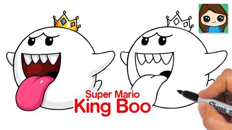 How to Draw King Boo | Super Mario - YouTube