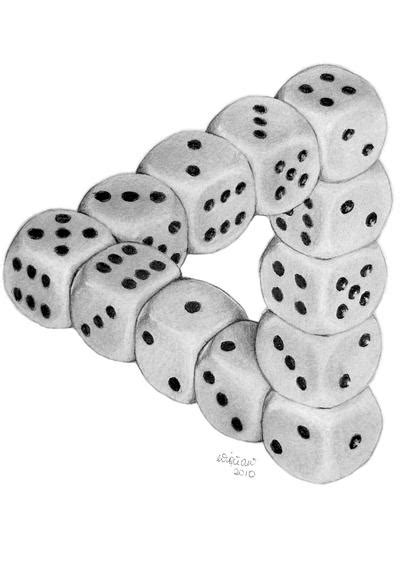 Dice Illusion by Moko-m on DeviantArt