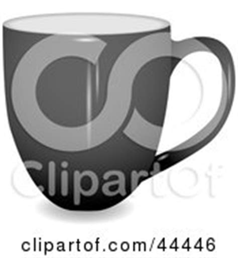 Royalty-free (RF) Clip Art Of An Aerial View Down On A White Coffee Cup ...