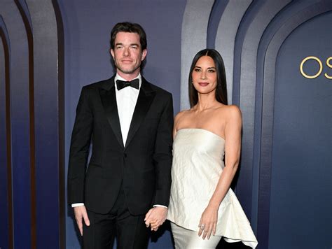 John Mulaney & Olivia Munn Make Couple Red-Carpet Debut