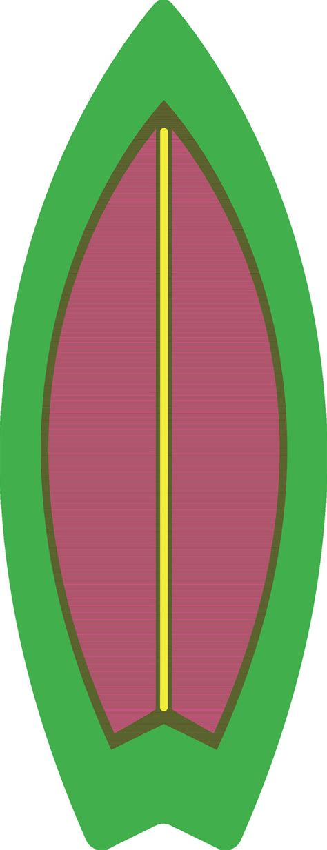 Green and pink surfboard in flat style. 24911738 Vector Art at Vecteezy