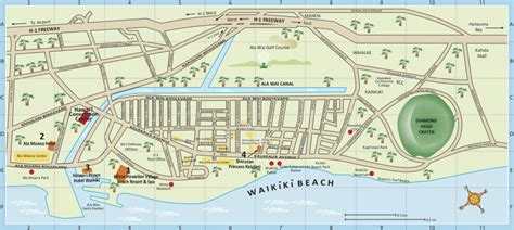 Printable Map Of Waikiki