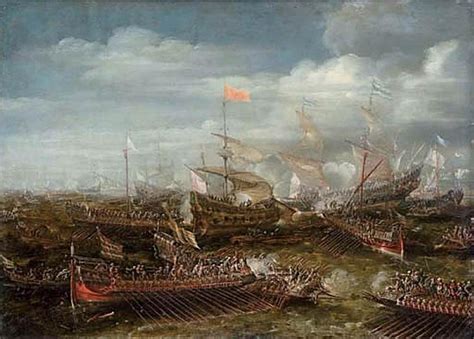 Art Blog: 57 Paintings of The Naval Battle of Lepanto, 1571. Christian forces of the Holy League ...