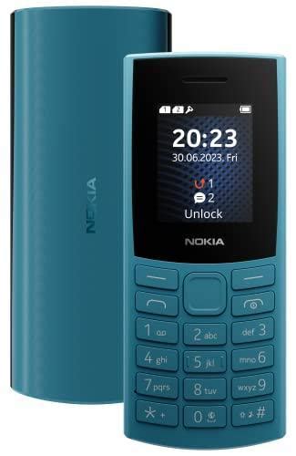 Nokia 106 with 4G Built-in UPI Payments (Single Sim 1450 mAh Battery, 1.77 Inch Display, Blue ...