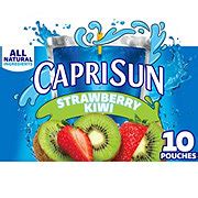 Capri Sun All Natural Ingredients Strawberry Kiwi Juice Drink Blend 6 oz Pouches - Shop Juice at ...