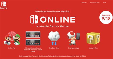 Nintendo's Switch Online service goes live today in the U.S. - Neowin