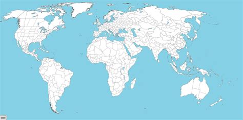 World Political Map Blank Hd