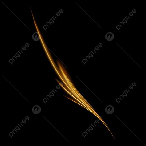 Golden Lines Vector Hd Images, Golden Line, Golden, Line, Light Beam ...