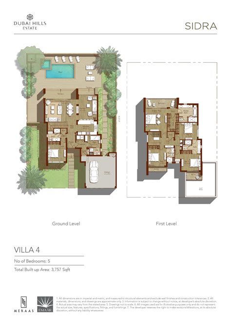 Dubai Hills Villas Floor Plans - floorplans.click