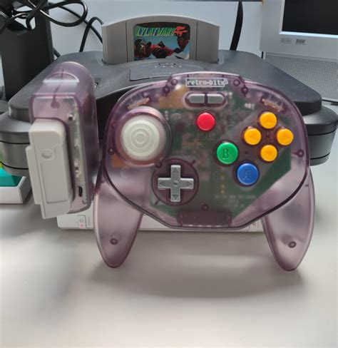 Retro-bit Tribute 64 wireless controller : r/n64