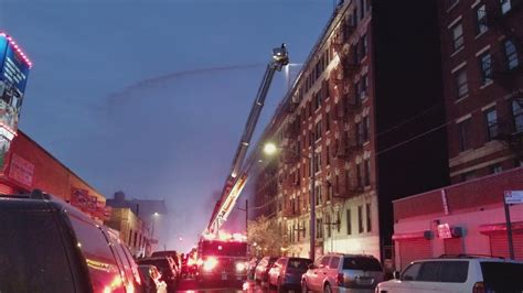 FDNY On Scene Of A 4 Alarm Fire In The Bronx, New York - YouTube