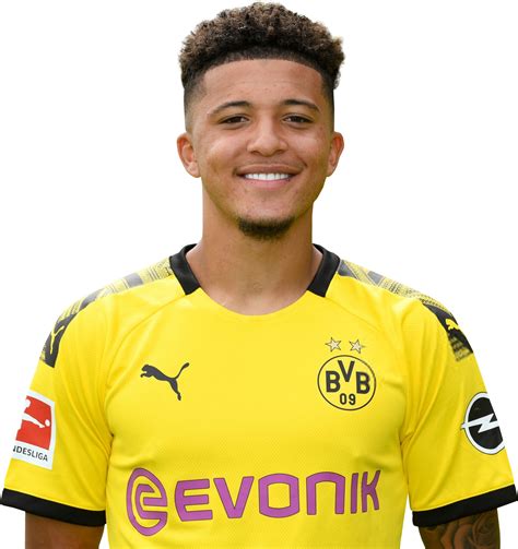 Jadon Sancho Borussia Dortmund football render - FootyRenders