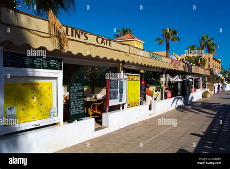 Restaurants, White Center, Caleta de Fuste, Fuerteventura, Canary ...