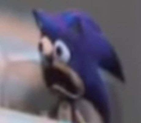 Shocked Sonic Blank Template - Imgflip