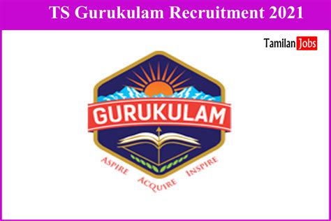 TS Gurukulam Recruitment 2021 Out – Apply Online 46 PGT, TGT ...