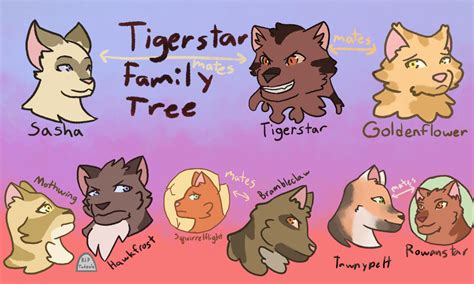 Tigerstar First Generation Family Tree by Snowcat551 on DeviantArt