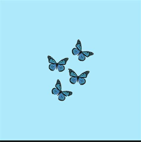 Blue Butterfly Aesthetic Wallpapers - Top Free Blue Butterfly Aesthetic ...