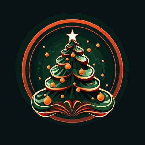 Premium Vector | Christmas logo vector