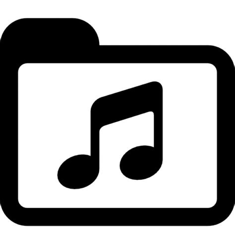 Music Icon Black And White #180091 - Free Icons Library