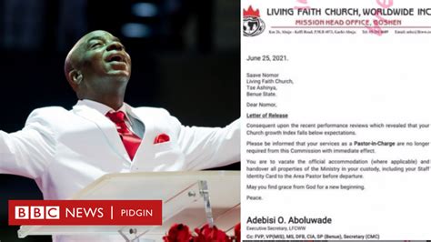 Winners Chapel sack pastors: Pastor accuse Bishop David Oyedepo church ...