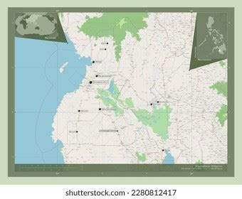 Maguindanao Province Philippines Open Street Map Stock Illustration ...