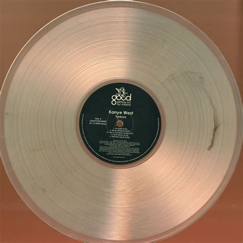 West, Kanye (VG+)Yeezus kanyeyeezus002 vinyl record