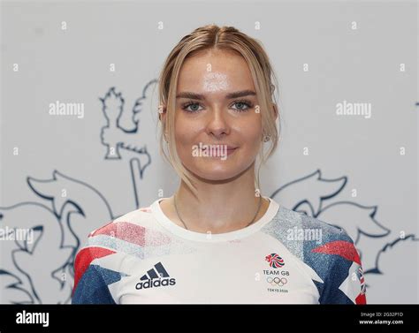 Alice Kinsella during the kitting out session for the Tokyo Olympics ...