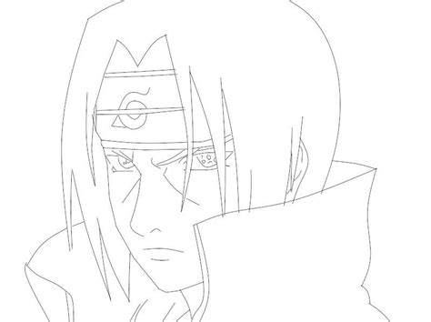 Itachi Line Art by girlofthemist on DeviantArt