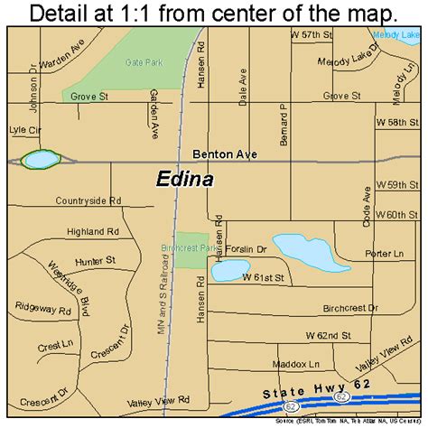 Edina Minnesota Street Map 2718188
