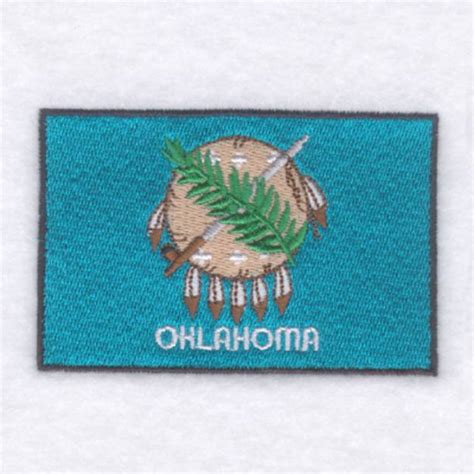 Oklahoma State Flag Machine Embroidery Design | Embroidery Library at ...