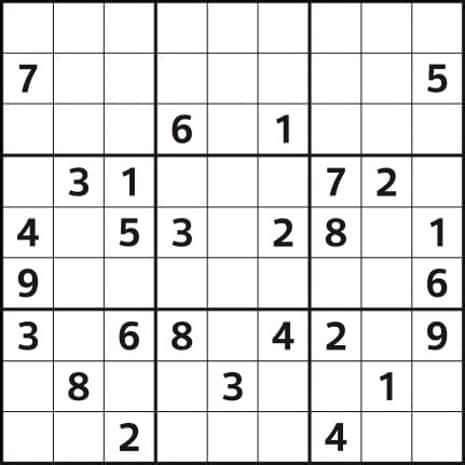 Observer sudoku | Life and style | The Guardian