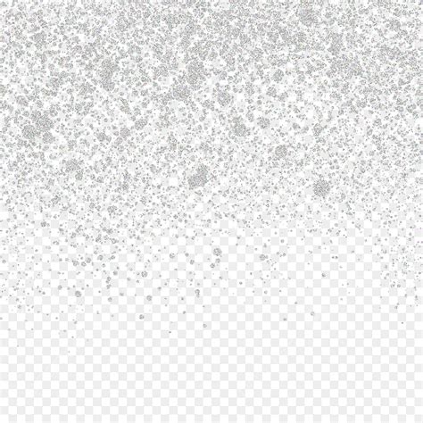 Silver Glitter Confetti White Transparent, Abstract Silver Glitter ...