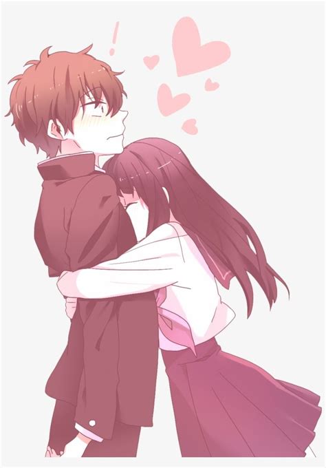 Anime Girl Hugging Boy