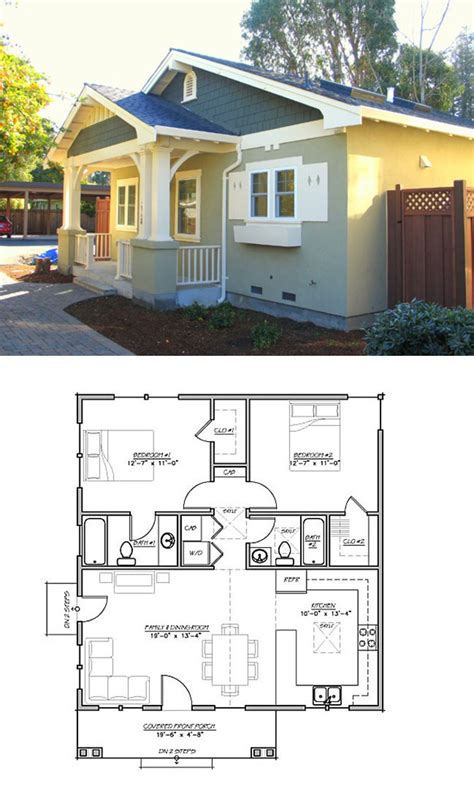 Small Craftsman Floor Plans - floorplans.click