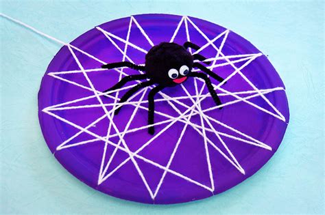 Paper Plate Spider Web | Kids' Crafts | Fun Craft Ideas | FirstPalette.com