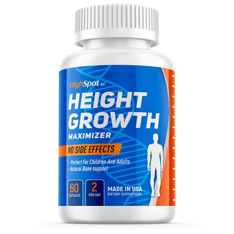 Height Growth Maximizer - Natural Peak Height - Organic Formula to Grow ...